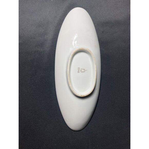 Vtg Fragonard Royal Vienna Porcelain Courting Couples Love Story Oval Trinket Ca - Picture 7 of 8